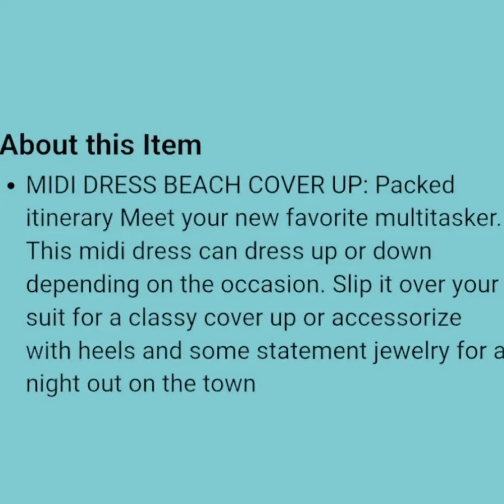 LA BLANCA PLUS SIZE Indigo Color Beach Tie Front Cover-Up dress.